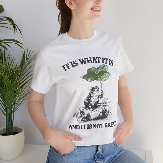 It Is What It Is Frog Tee