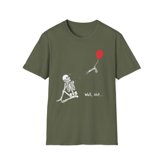 Skeleton "Well, shit..." Tee