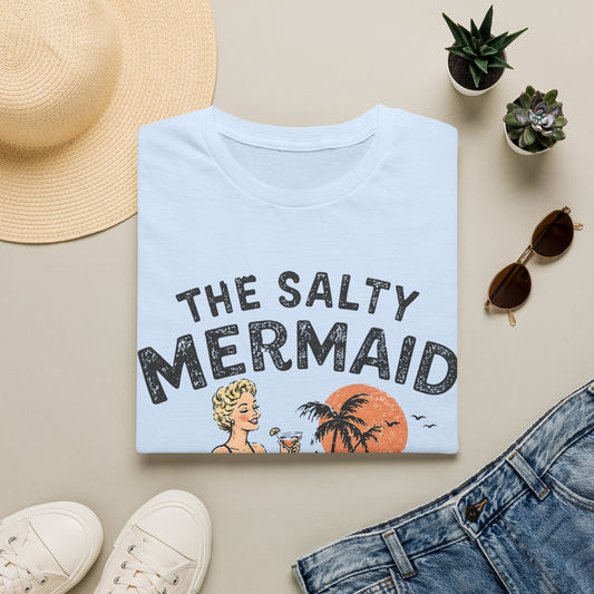 Salty Mermaid Pinup Tee