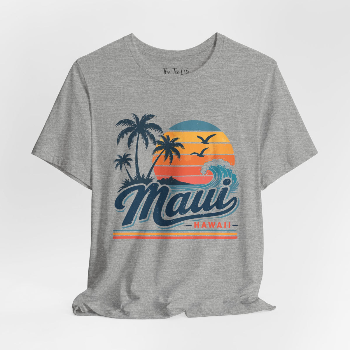 Maui Hawaii Retro Sunset Tee