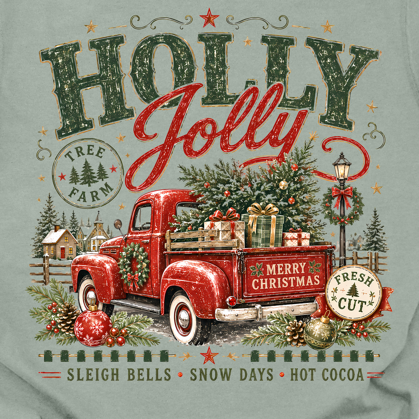 Vintage Holly Jolly