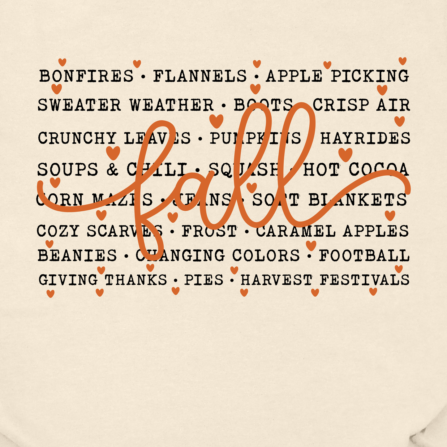 Fall Words