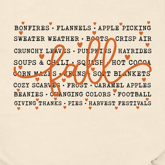 Fall Words