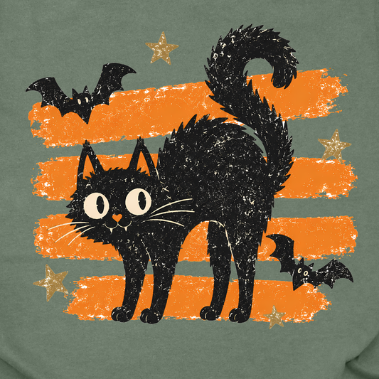 Retro Black Cat