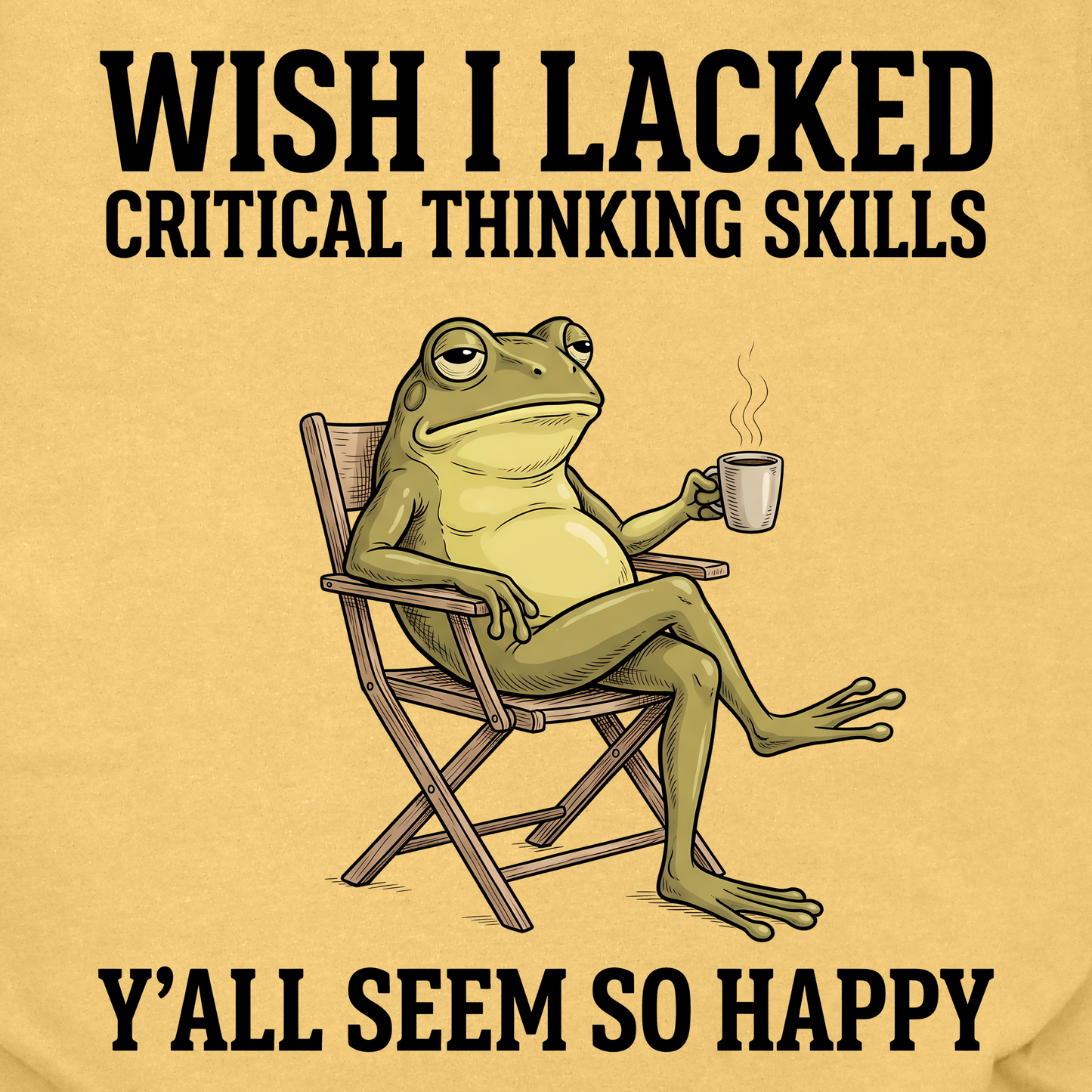 Critical Thinking Frog