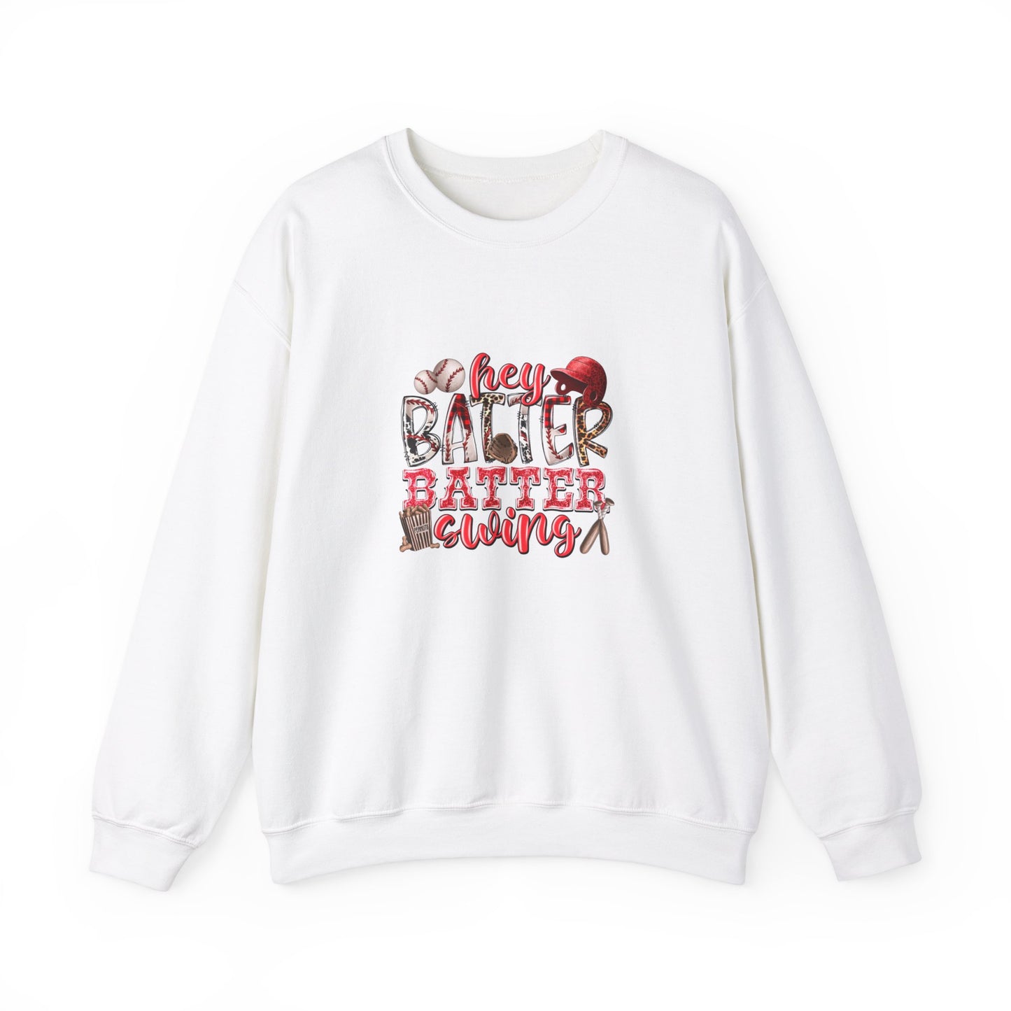 Hey Batter Batter Crewneck Sweatshirt