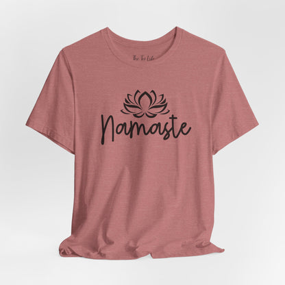 Namaste Lotus Tee