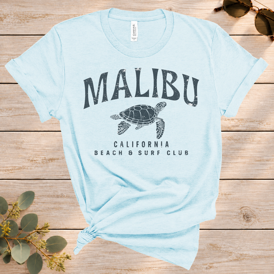 Malibu Beach Turtle Tee