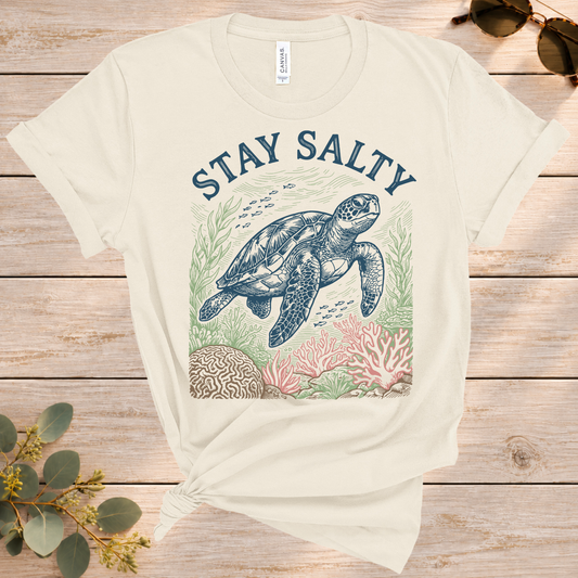 Stay Salty Turtle Tee
