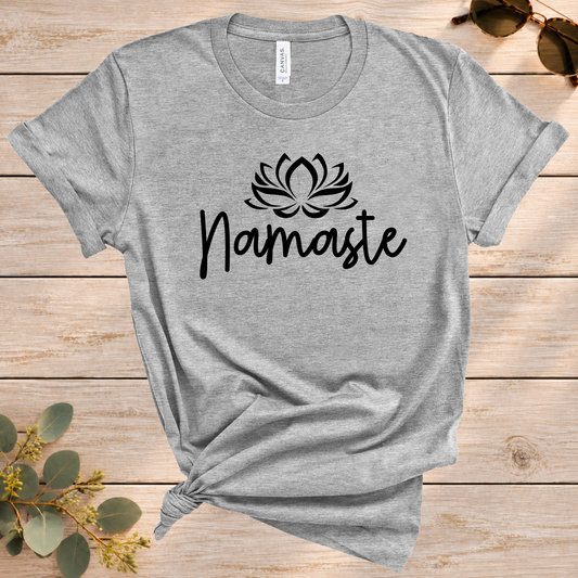 Namaste Lotus Tee