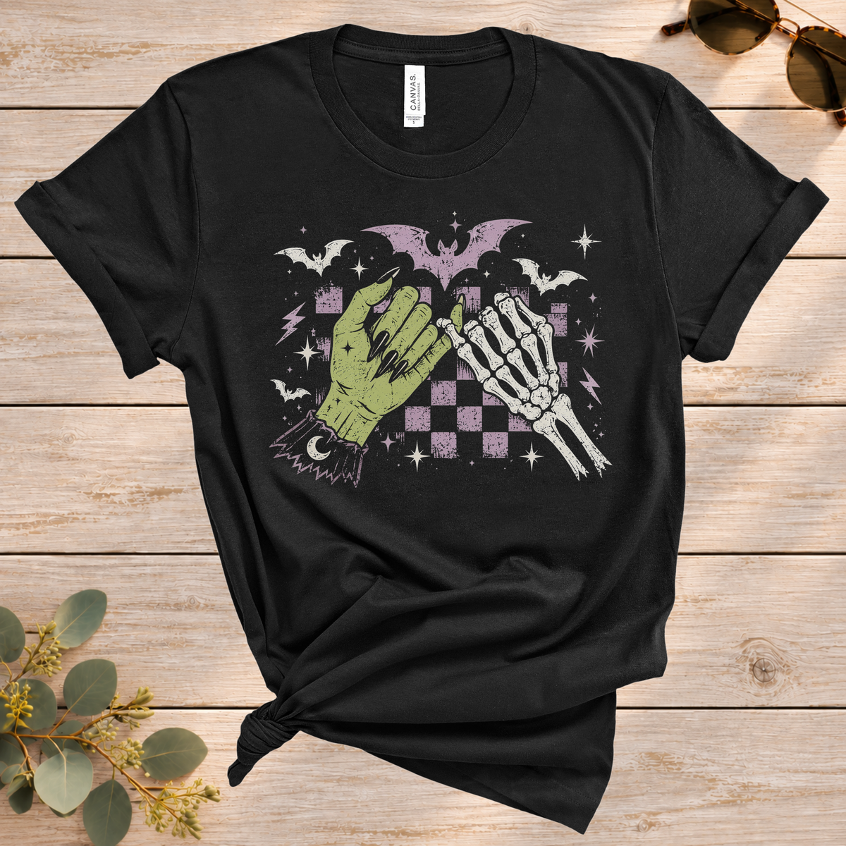 Skeleton & Zombie Hands Tee