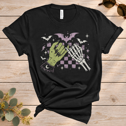 Skeleton & Zombie Hands Tee