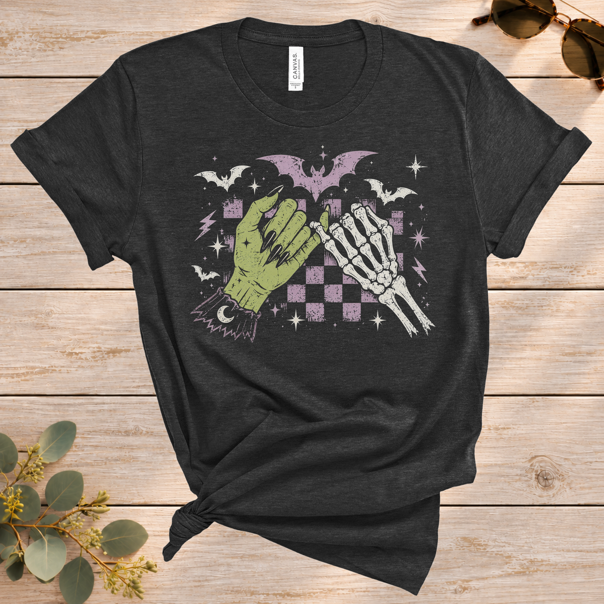 Skeleton & Zombie Hands Tee
