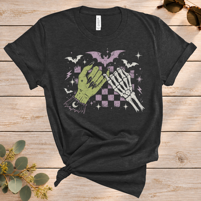 Skeleton & Zombie Hands Tee