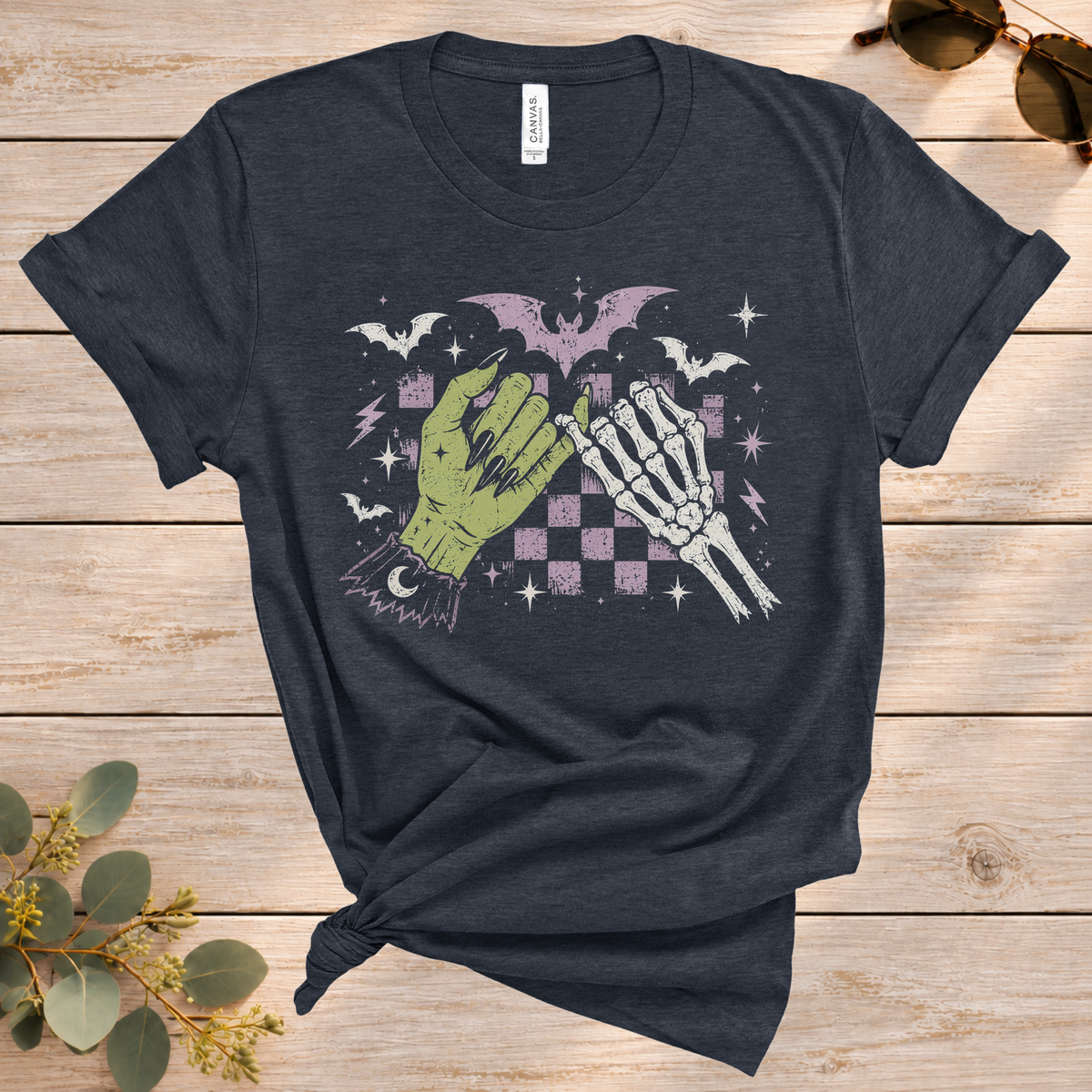 Skeleton & Zombie Hands Tee