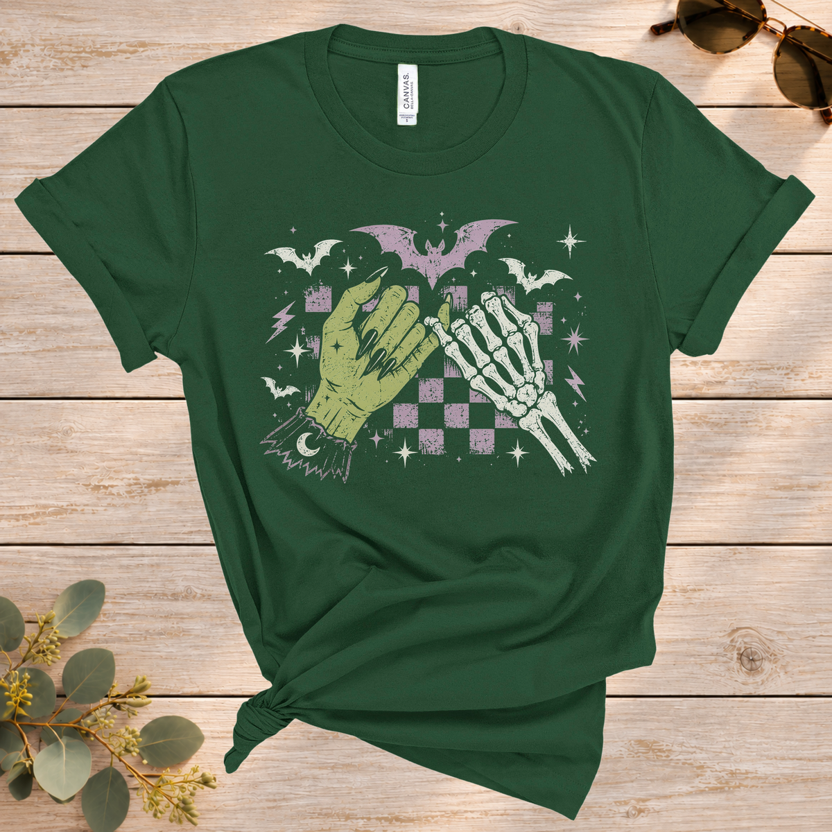 Skeleton & Zombie Hands Tee