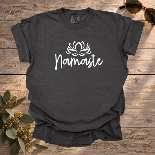 Namaste Lotus Tee