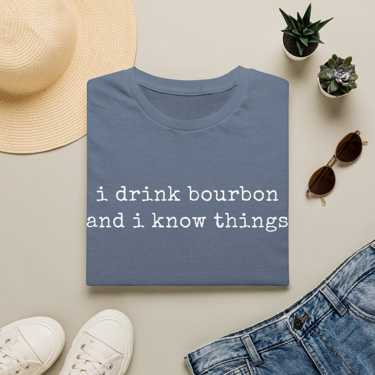 I Drink Bourbon Tee
