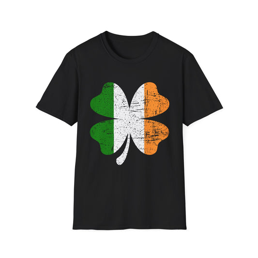 Irish Flag Shamrock Tee