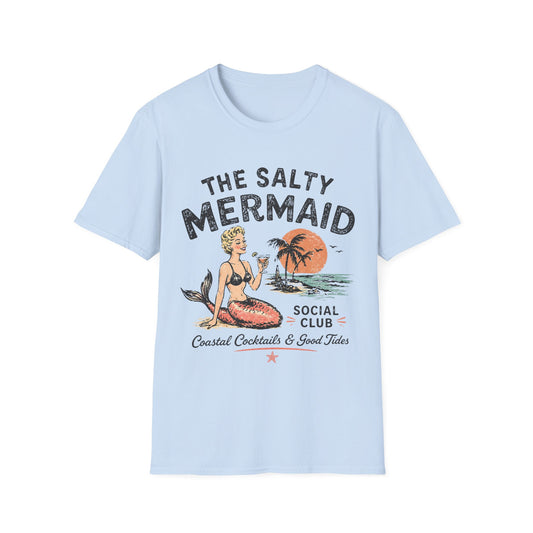 Salty Mermaid Pinup Tee