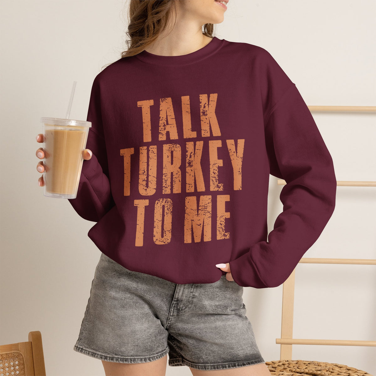 Talk Turkey To Me Crewneck
