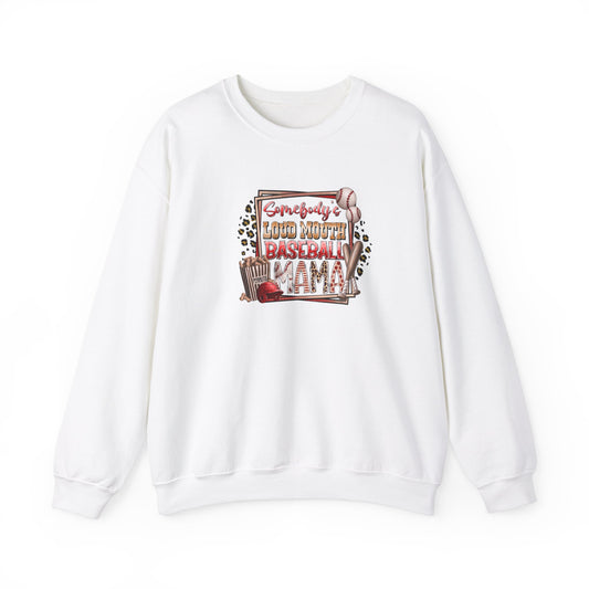 Somebody's Loud Mouth Mama Crewneck Sweatshirt