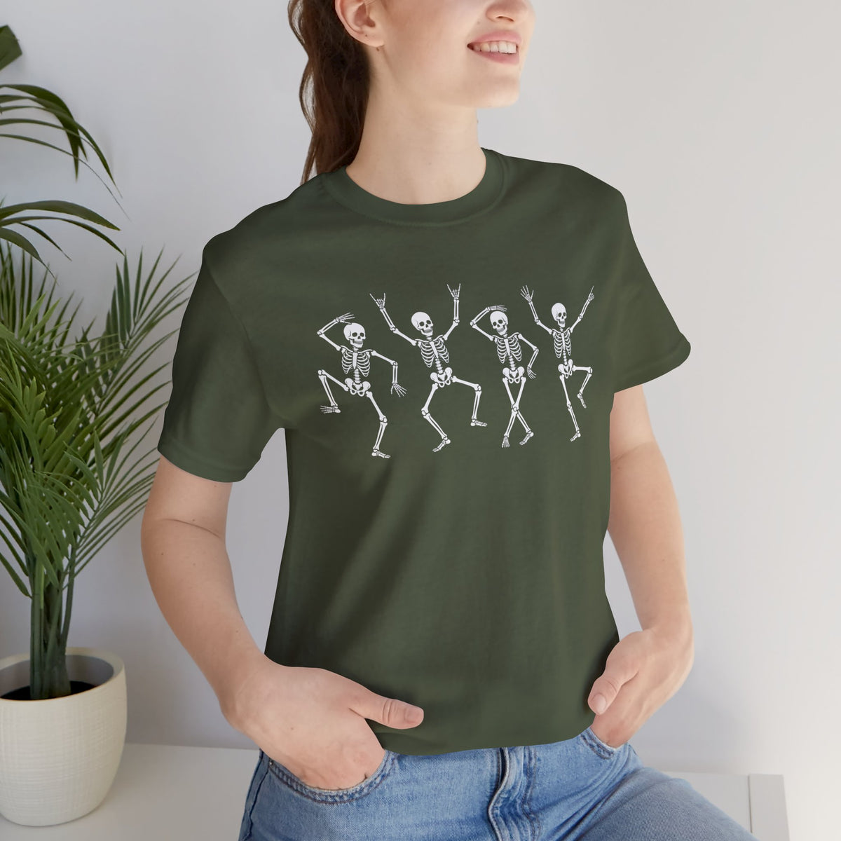 Dancing Skeletons Halloween Tee