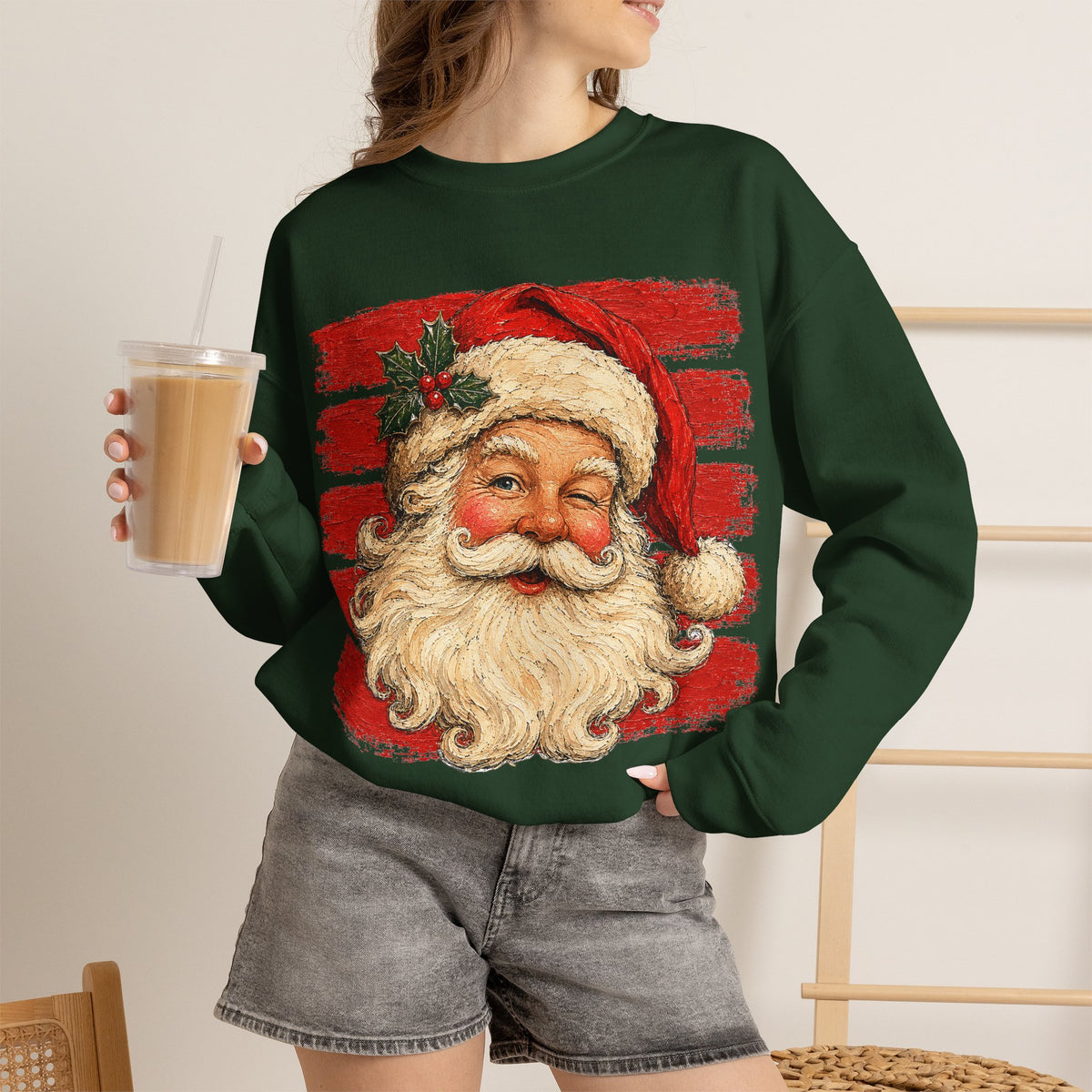 Vintage Santa Crewneck