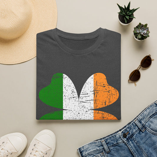 Irish Flag Shamrock Tee
