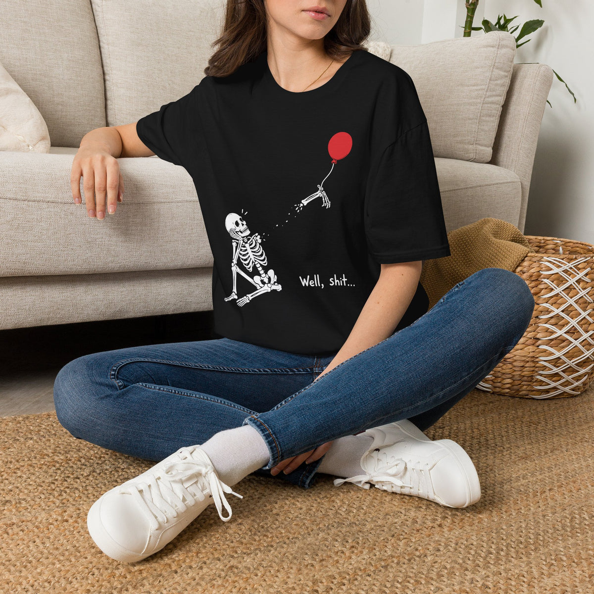 Skeleton "Well, shit..." Tee