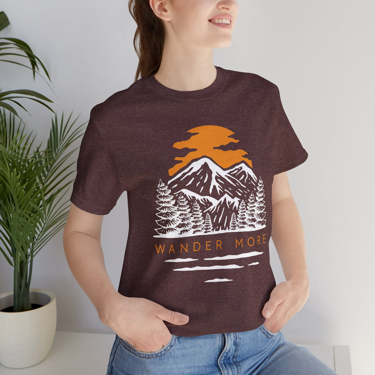 Wander More Mountain Tee