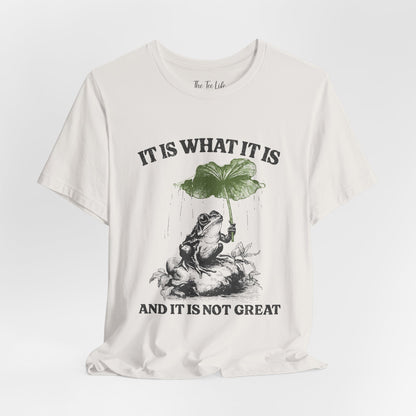 It Is What It Is Frog Tee