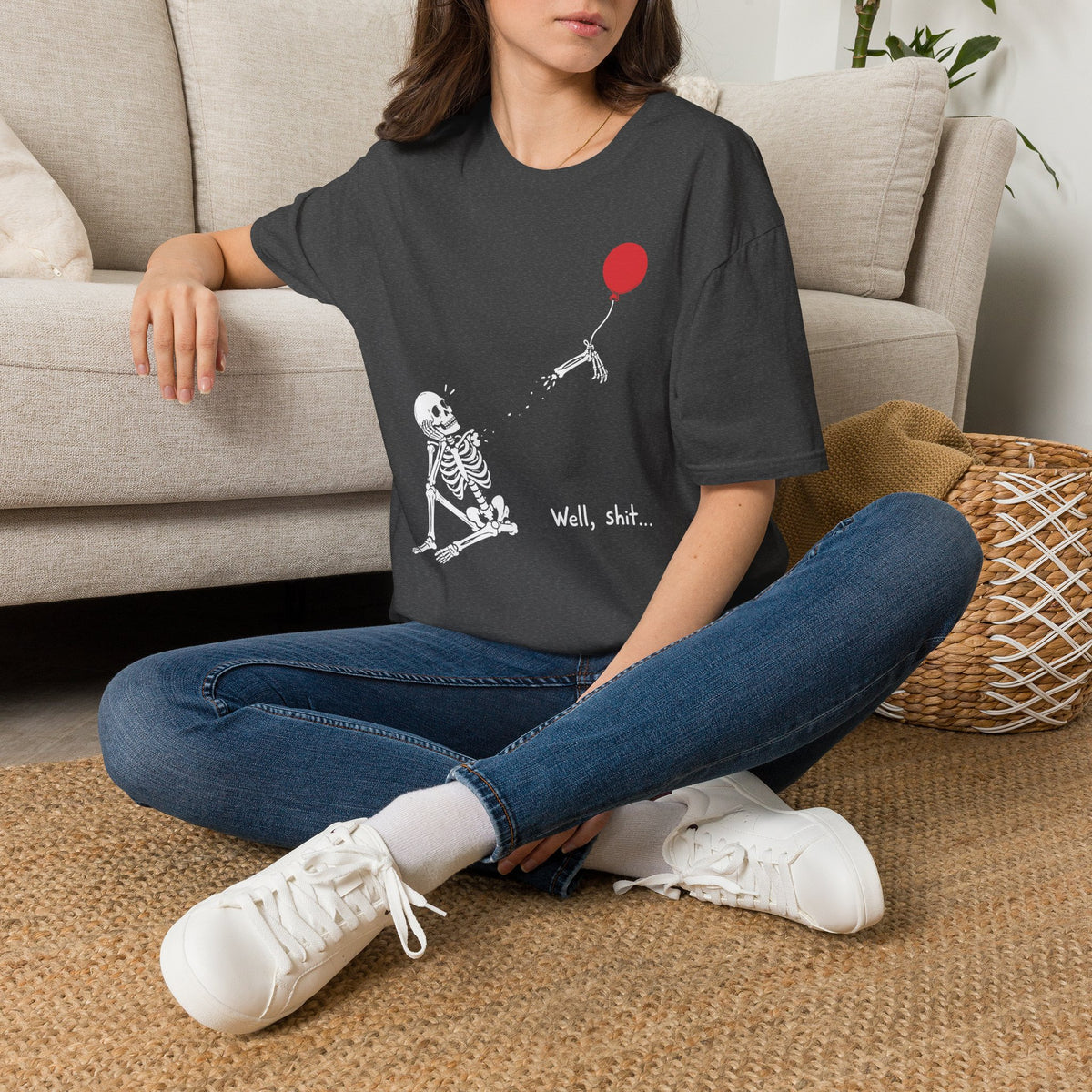 Skeleton "Well, shit..." Tee