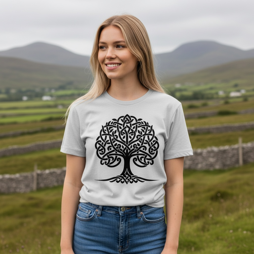 Celtic Tree of Life Tee – Bella + Canvas Modern Fit