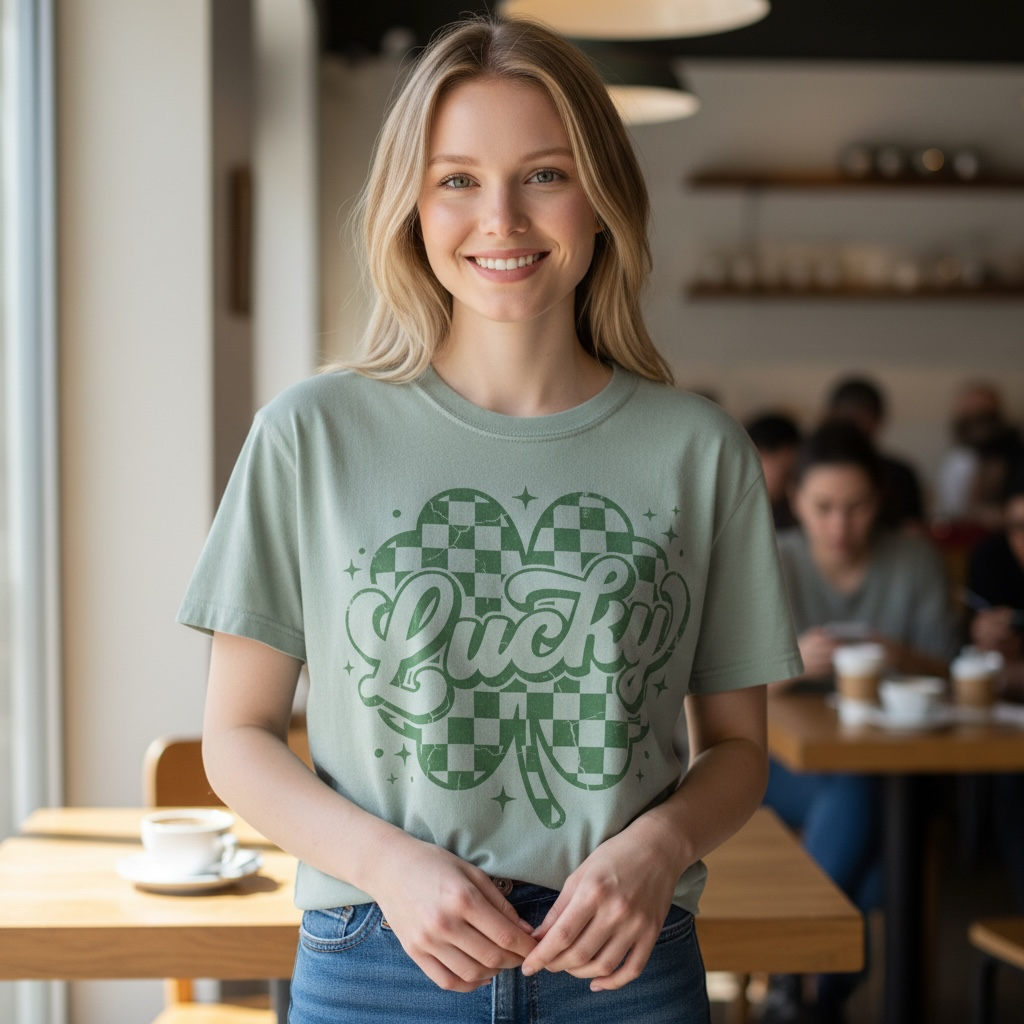 Lucky Shamrock Irish T-Shirt – Comfort Colors