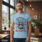 Big Hoppa Bunny Easter T-Shirt - Bella + Canvas Modern Fit