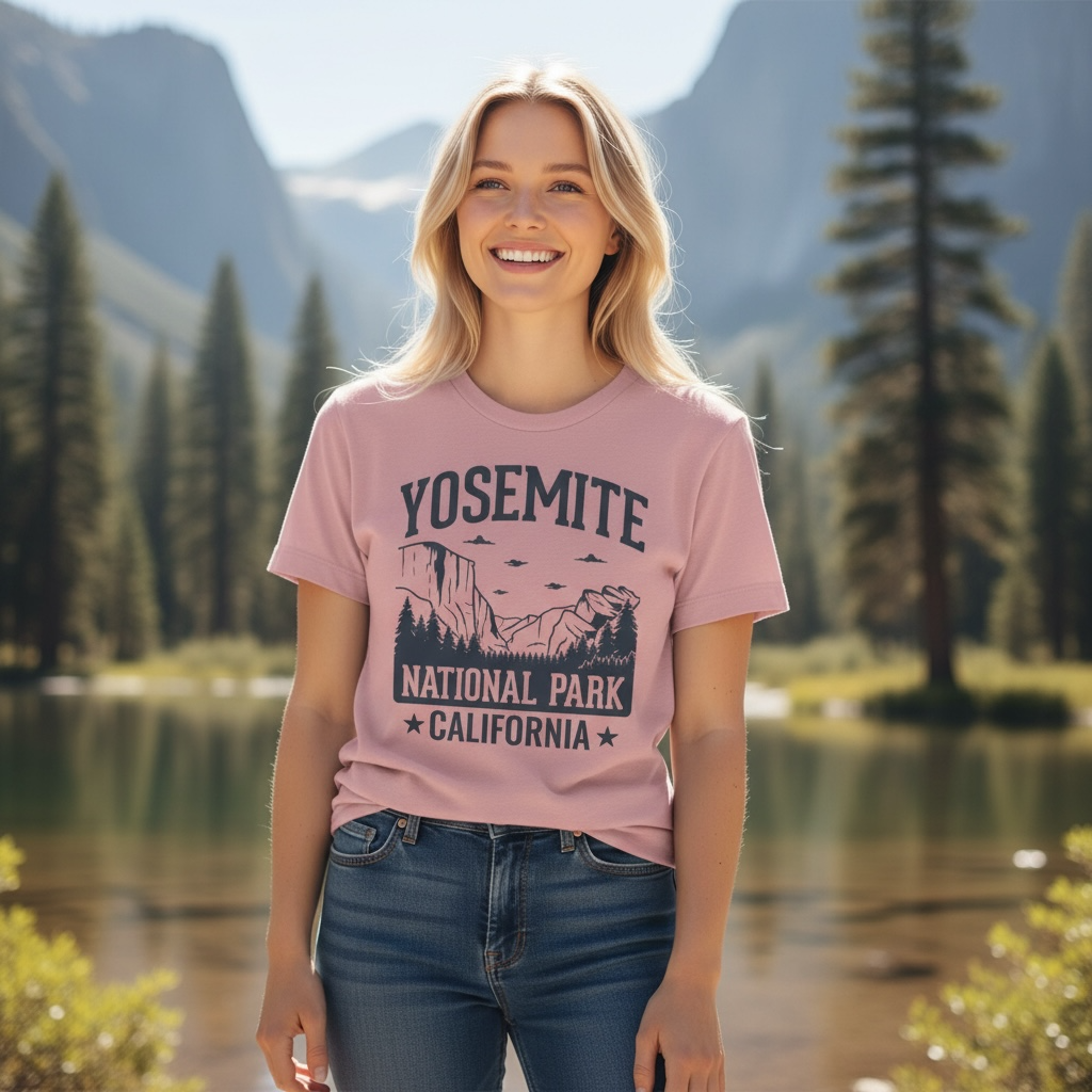 Yosemite National Park Tee – Bella + Canvas Modern Fit
