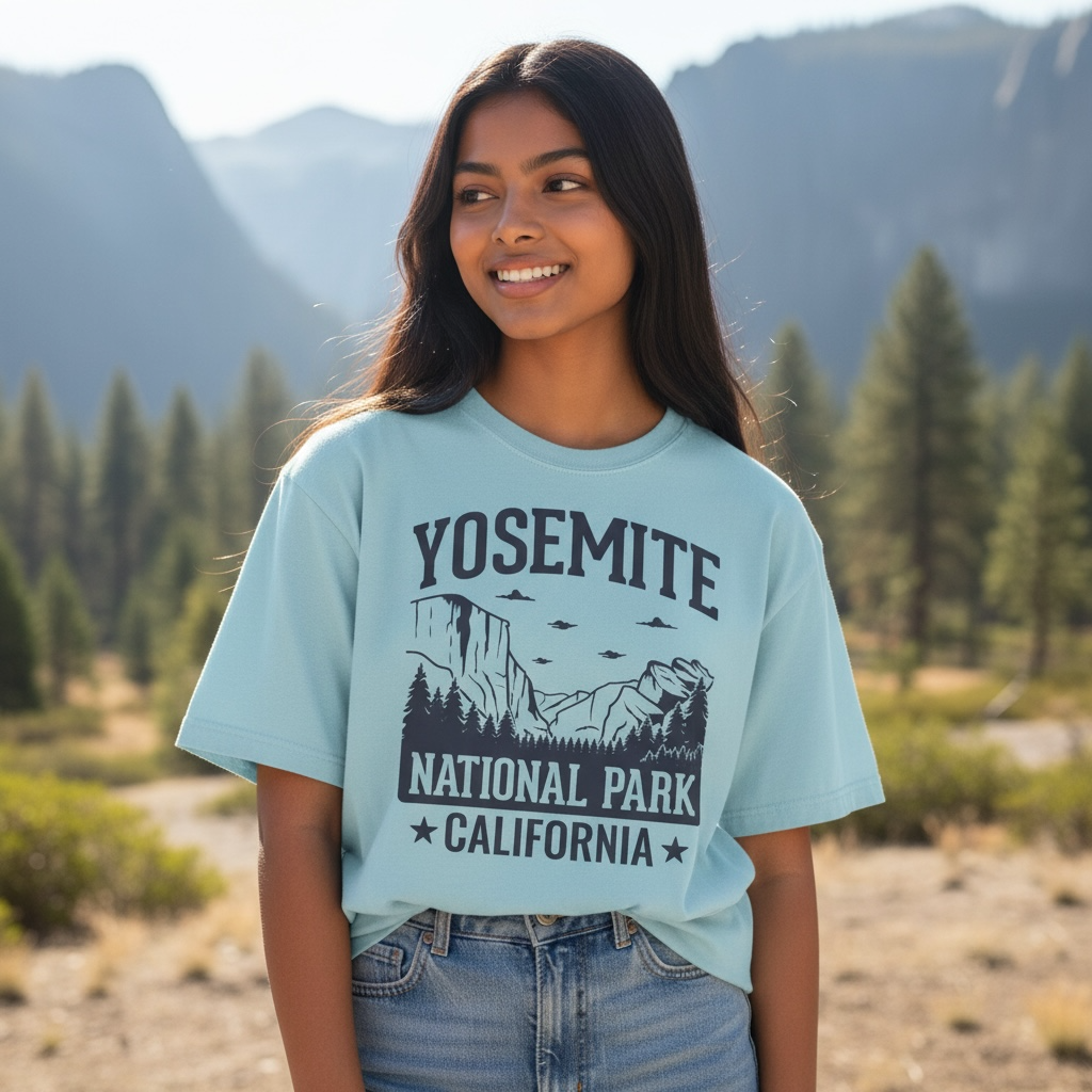 Yosemite National Park Tee – Comfort Colors Relaxed Fit