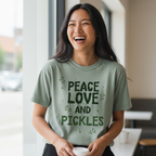 Peace Love and Pickles T-Shirt - Comfort Colors