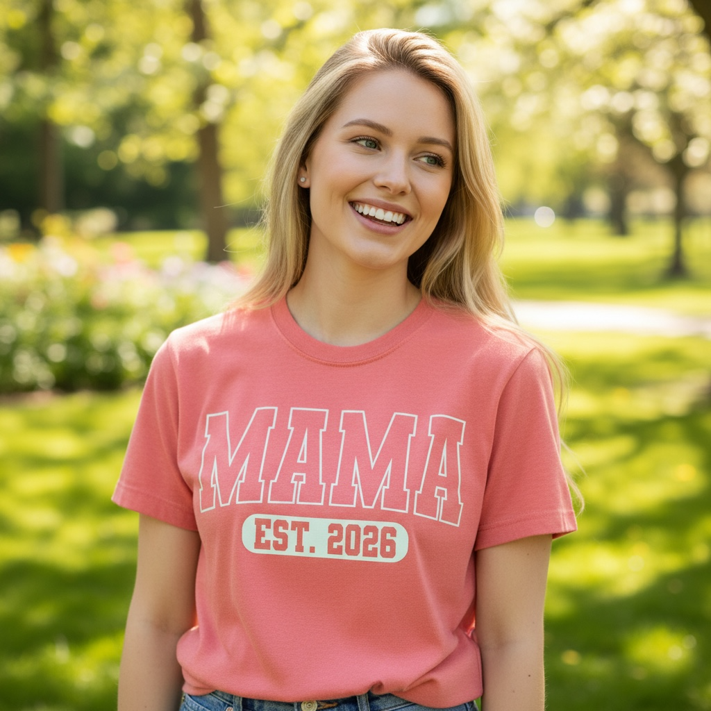 Mama Est. 2026 T-Shirt - Comfort Colors