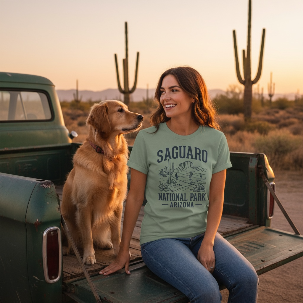 Saguaro National Park T-Shirt – Bella + Canvas