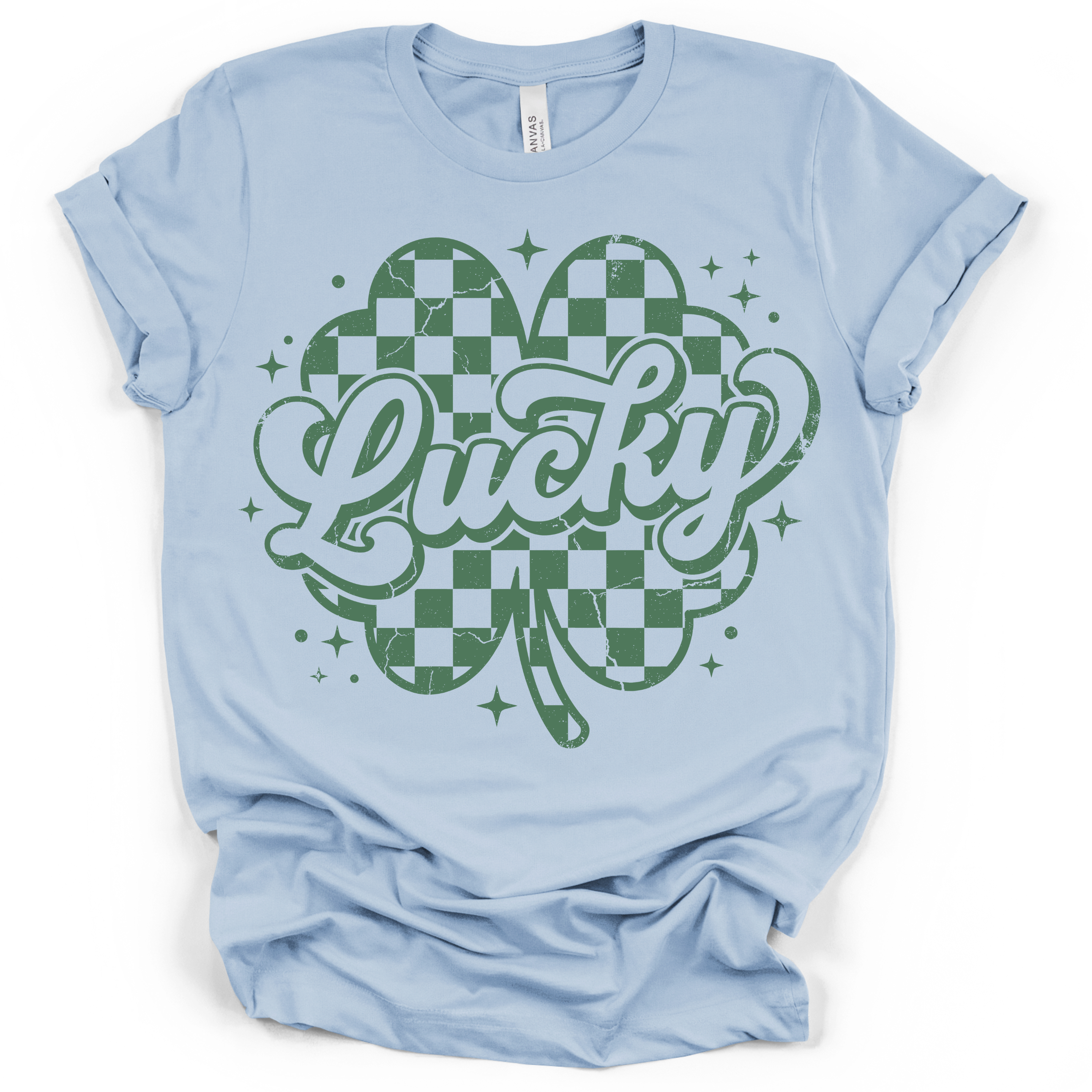 Lucky Shamrock Irish T-Shirt – Bella + Canvas Modern Fit