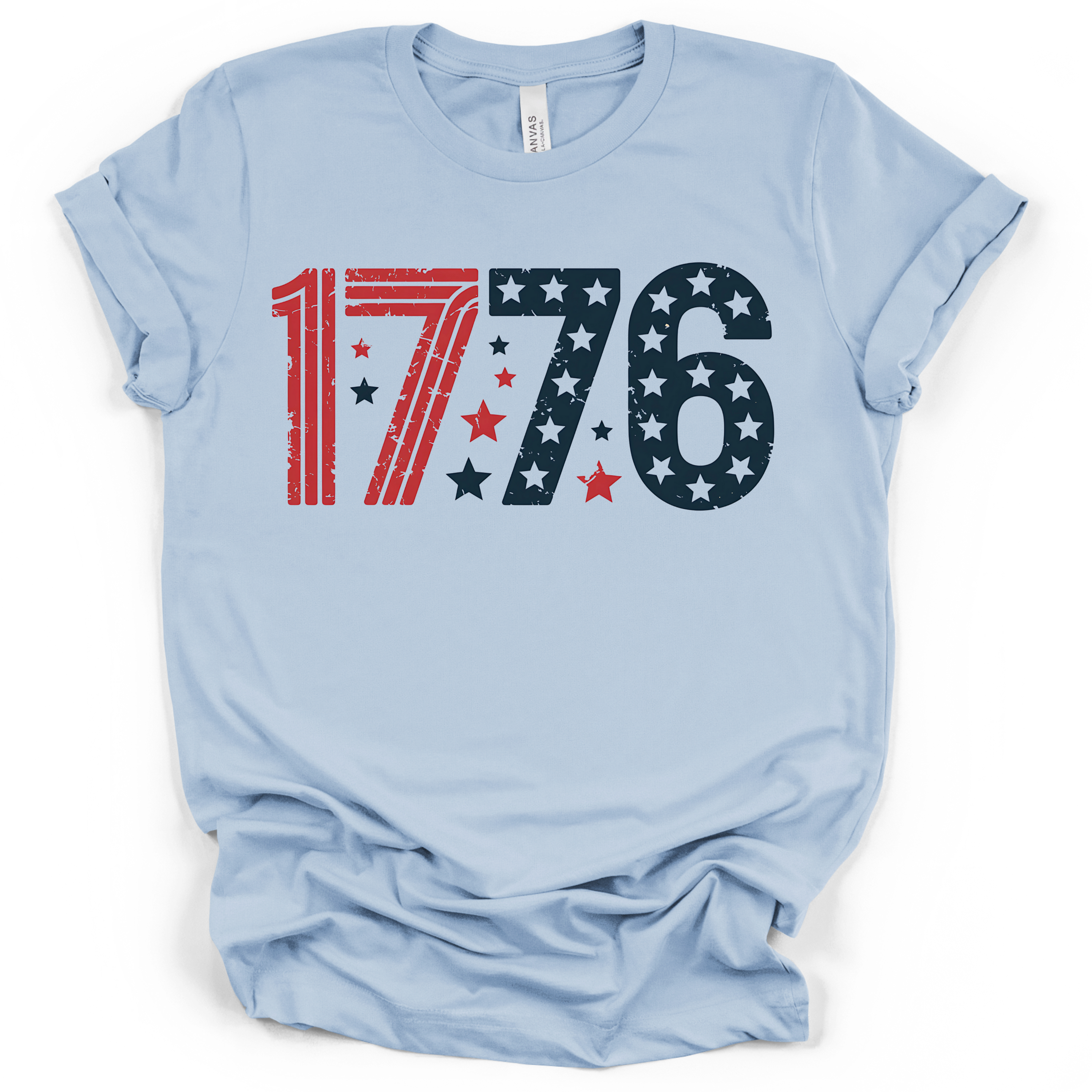 1776 Patriotic America T-Shirt – Bella + Canvas Modern Fit