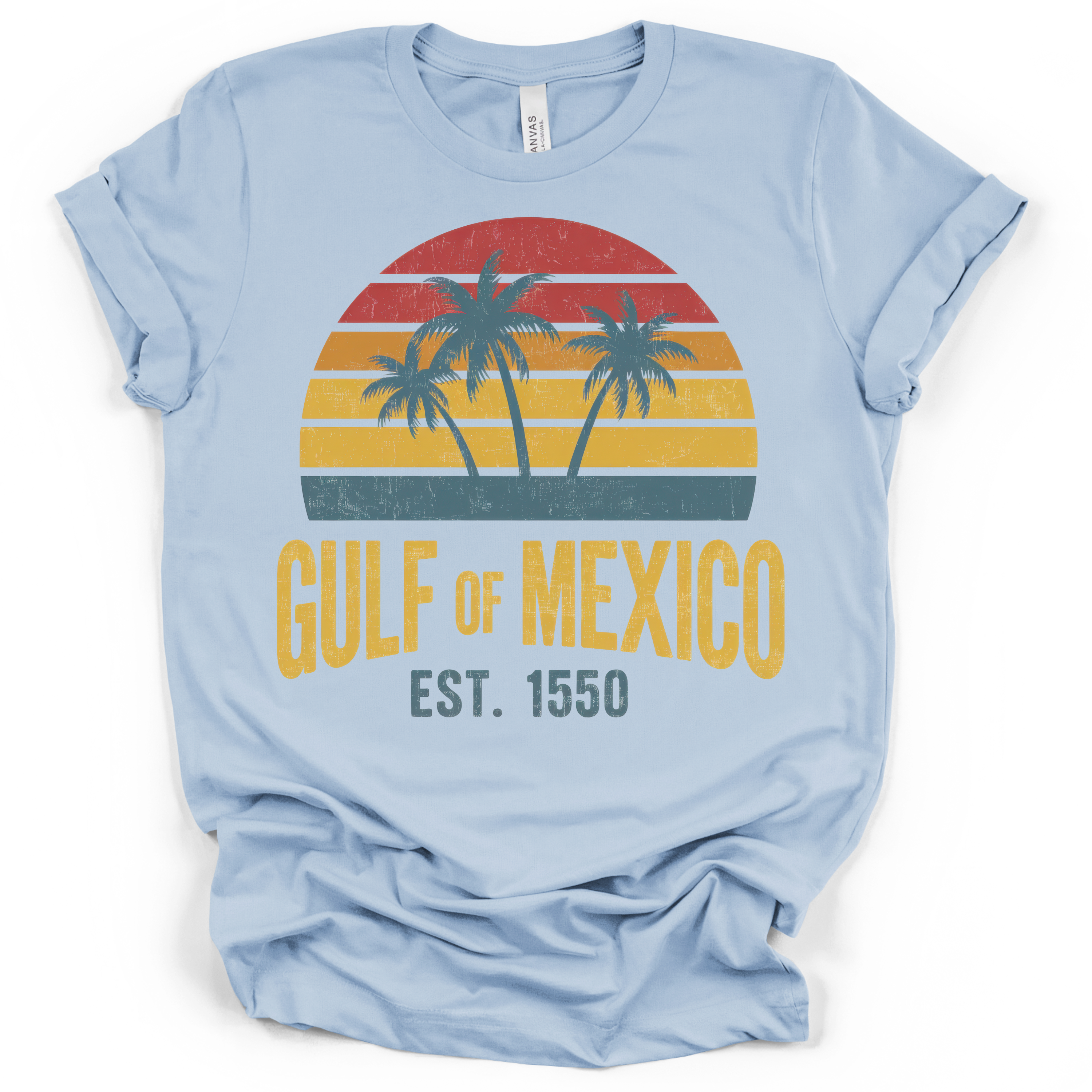 Gulf of Mexico Est. 1550 T-Shirt – Bella + Canvas Modern Fit