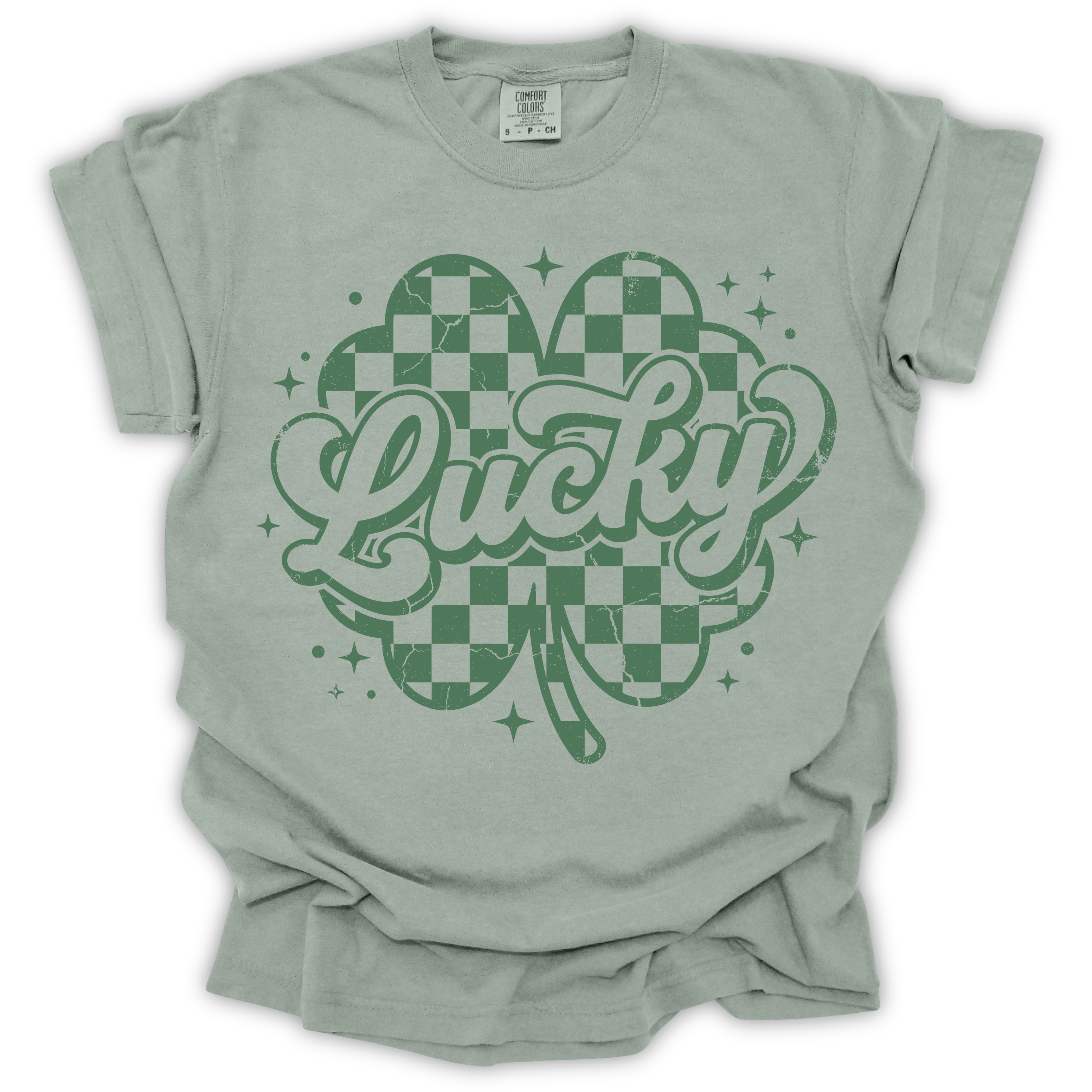 Lucky Shamrock Irish T-Shirt – Comfort Colors Relaxed Fit