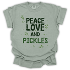 Peace Love and Pickles T-Shirt - Comfort Colors
