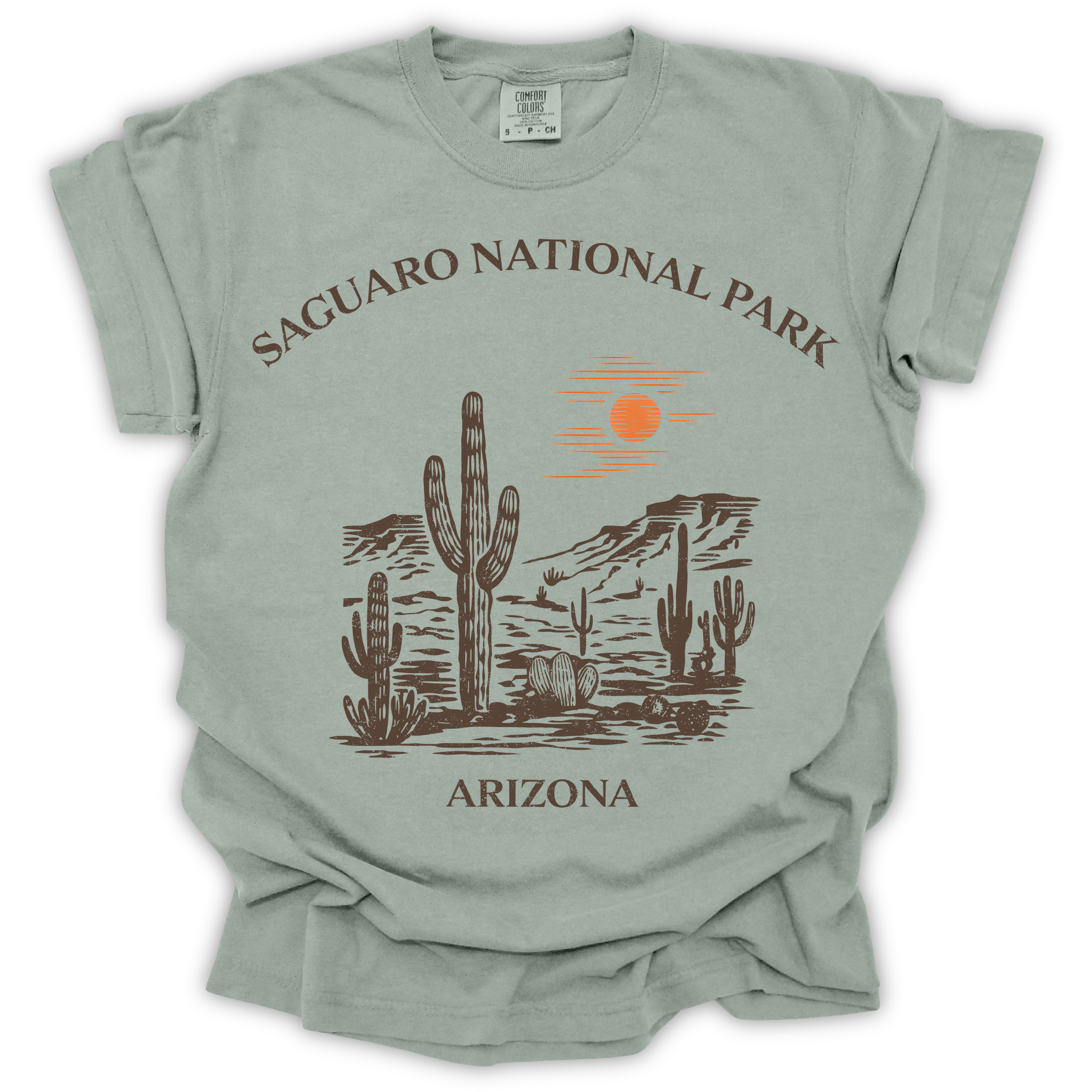 Saguaro National Park Desert T-Shirt – Comfort Colors Relaxed Fit