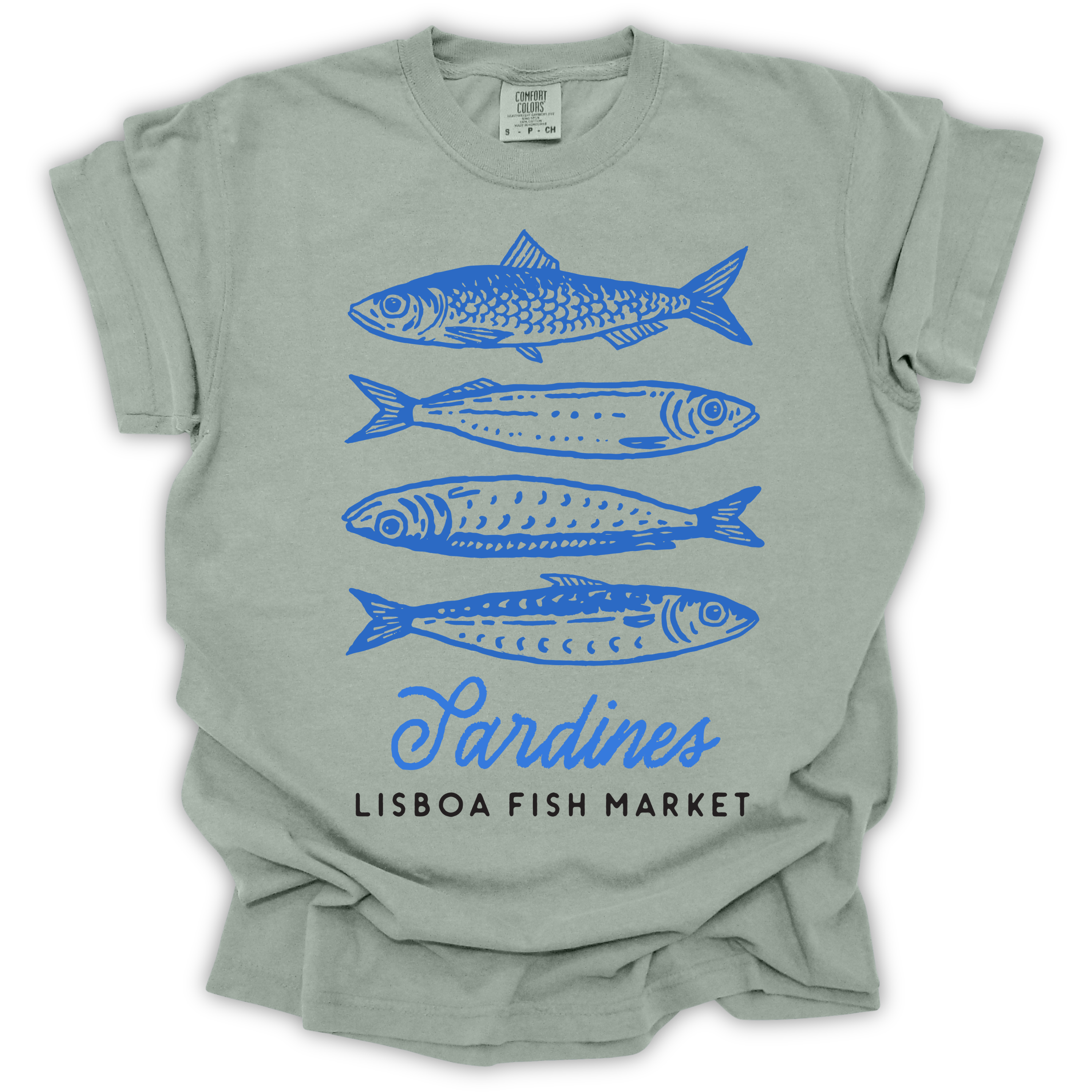 Sardines Fish Market T-Shirt – Comfort Colors Relaxed Fit