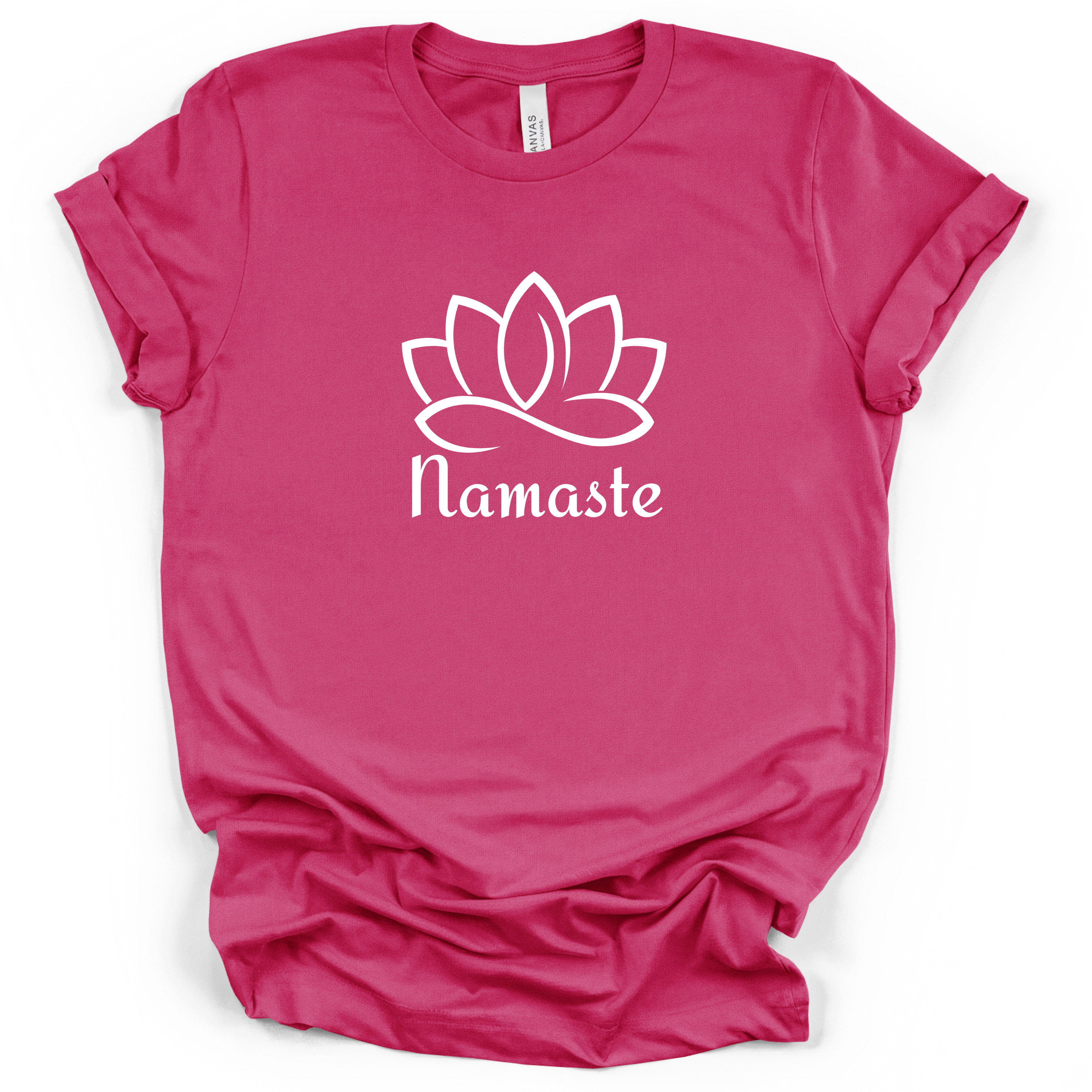Namaste Lotus Yoga & Meditation Tee - Bella + Canvas Modern Fit