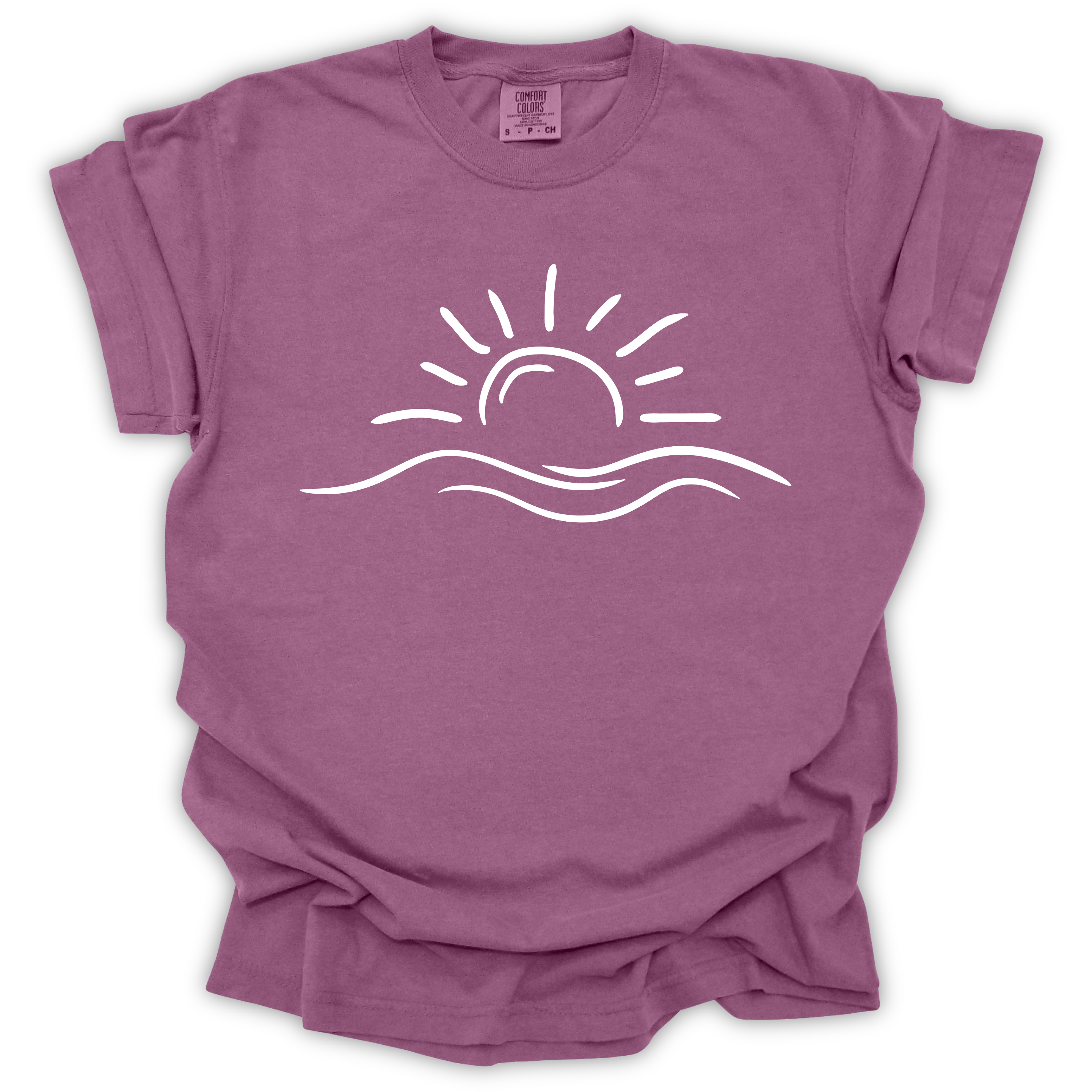 Sunrise Wave Tee - Comfort Colors Relaxed Fit